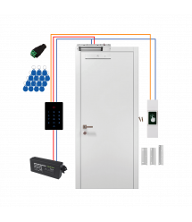 Комплект СКУД із сенсорною панеллю та магнітним замком 180 кг GV-502