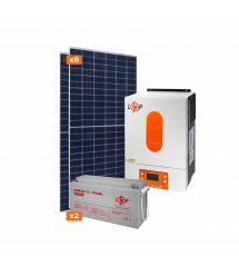 Обладнання для сонячної електростанції (СЕС) Стандарт 4 kW АКБ 3,6kWh Gel 150 Ah