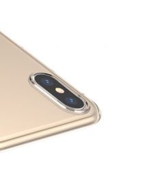 Чохол Baseus для iPhone Xs Max Simplicity Прозорий Золотий (ARAPIPH65-A0V)