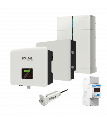 Комплект Solax 4.2: Однофазний гібридний інвертор на 6 кВт із АКБ на 3,1 кВт*год