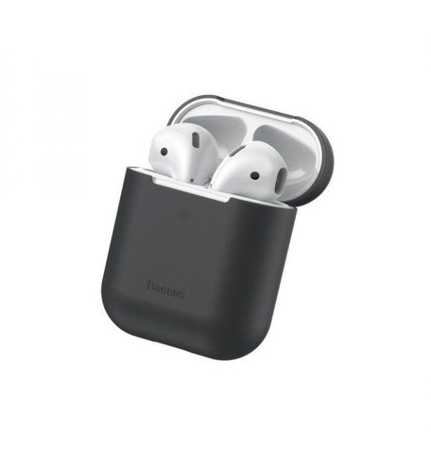 Чохол Baseus для навушників AirPods Черный (WIAPPOD-BZ01)