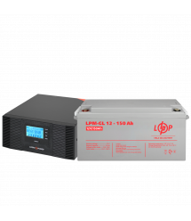 Комплект резервного питания LP (LogicPower) ИБП + гелевая батарея (UPS B1500 + АКБ GL 1800W)