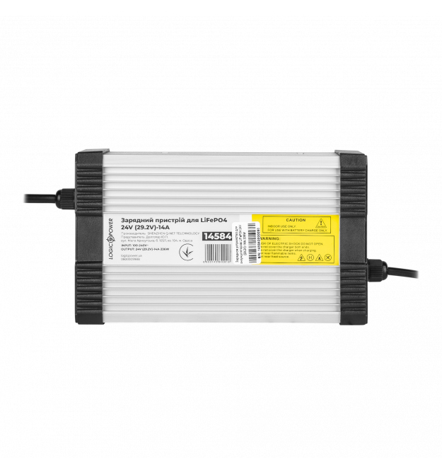 Зарядний пристрій для акумуляторів LiFePO4 24V (29.2V)-14A-336W