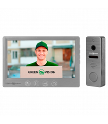 Комплект відеодомофону GreenVision GV-002-GV-058+GV-005