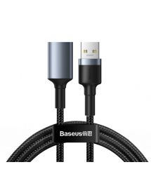 Кабель Baseus Cafule USB 3.0 Male to USB 3.0 Female 2A 1M Сірий (CADKLF-B0G)