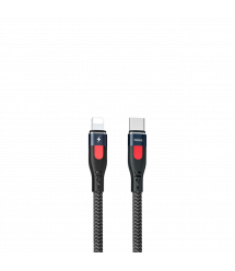 Кабель Remax Lesu Pro Aluminum Alloy Type-C to Lightning PD 20W 1M Черный (RC-188i)
