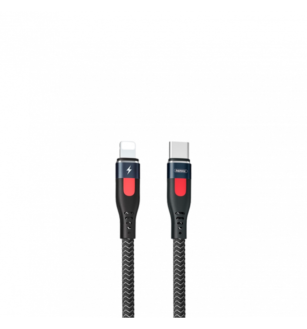 Кабель Remax Lesu Pro Aluminum Alloy Type-C to Lightning PD 20W 1M Черный (RC-188i)