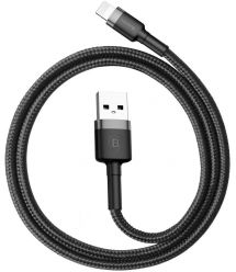 Кабель Baseus Cafule USB 2.0 to Lightning 1.5A 2M Черный/Серый (CALKLF-CG1)