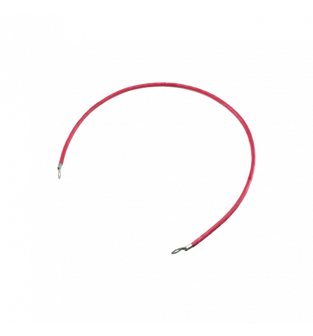 Провід мідний для з'єднання АКБ 25 кв. мм – 100 см (з клемами) червоний