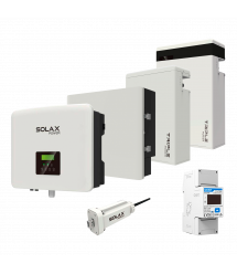 Комплект Solax 2.3: Однофазний гібридний інвертор на 7,5 кВт, з АКБ на 11,6 кВт*год