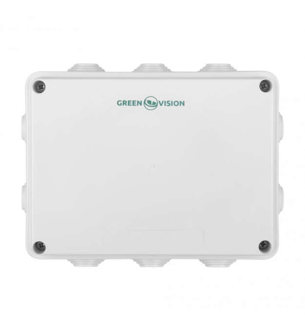 Коробка розподільна 200х155х80 IP65 зовнішня з резинками