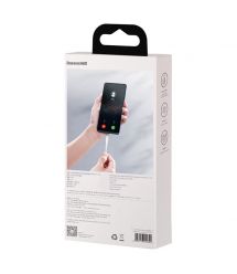 Кабель Baseus Zinc Magnetic USB 2.0 to Lightning 2.4A 1M Білий (CALXC-K02)