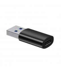 Перехідник Baseus Ingenuity Mini OTG USB 3.1 to Type-C Чорний (ZJJQ000101)