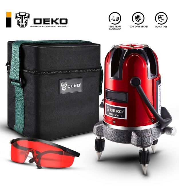 Лазерный уровень DEKO 12166 5 линий