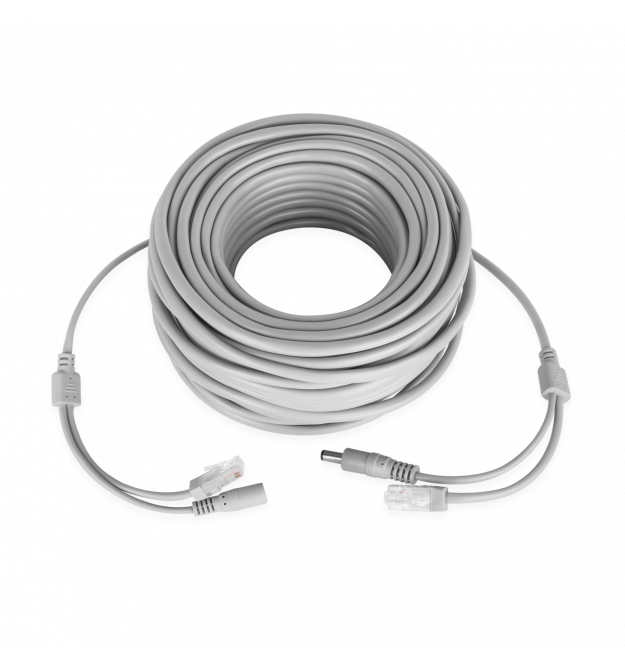 Патчкорд комбинированный по витой паре GV-RJ-45+DC-20M