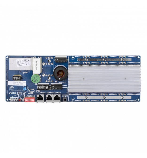 BMS плата LiFePO4 24V 8S Dis 200A Ch 100A LCD