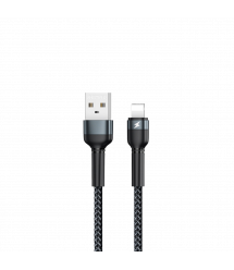 Кабель Remax Jany USB 2.0 to Lightning 2.4A 1M Черный (RC-124i)