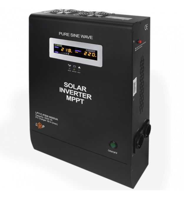 Солнечный инвертор (ИБП) LogicPower LPY-C-PSW-5000VA (3500W) MPPT48V