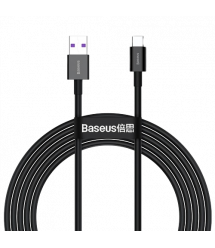 Кабель Baseus Superior USB 2.0 to Type-C 66W 2M Черный (CATYS-A01)