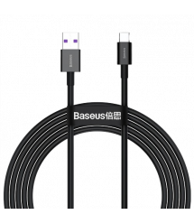 Кабель Baseus Superior USB 2.0 to Type-C 66W 2M Чорний (CATYS-A01)