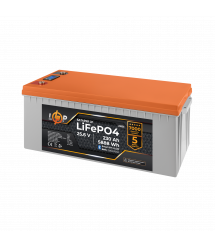 Акумулятор LP LiFePO4 25,6V - 230 Ah (5888Wh) (BMS 200A/100А) пластик LCD Smart BT