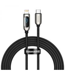 Кабель Baseus Display Fast Charging Type-C для IP 20W 2М Чорний (CATLSK-A01)