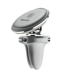 Автодержатель Baseus Magnetic Air Vent Car Mount Holder Silver (SUGX-A0S)