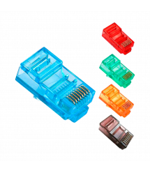 Конектор кольоровий RJ45 8P8C UTP Cat.5E (100 шт)