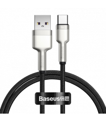 Кабель Baseus Cafule USB 2.0 to Type-C 66W 1M Черный (CAKF000101)