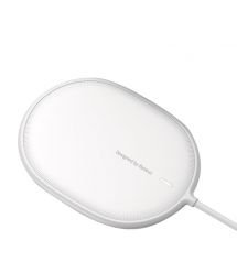 Бездротовий зарядний пристрій Baseus Light Magnetic 15W для iPhone 12 Білий (WXQJ-02)