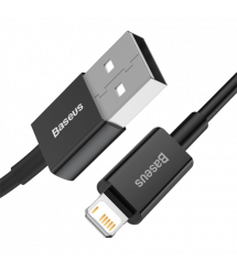 Кабель Baseus Superior USB 2.0 to Lightning 2.4А 1M Черный (CALYS-A01)