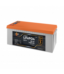 Акумулятор LP LiFePO4 25,6V - 160 Ah (4096Wh) (BMS 200A/100А) пластик LCD Smart BT