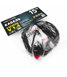 Кабель HDMI-HDMI Ver 1.4 для 3D 15 м (доп. оплетка)