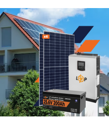 Обладнання для сонячної електростанції (СЕС) Преміум 3,5 kW АКБ 8,2 kWh LiFePO4 200 Ah