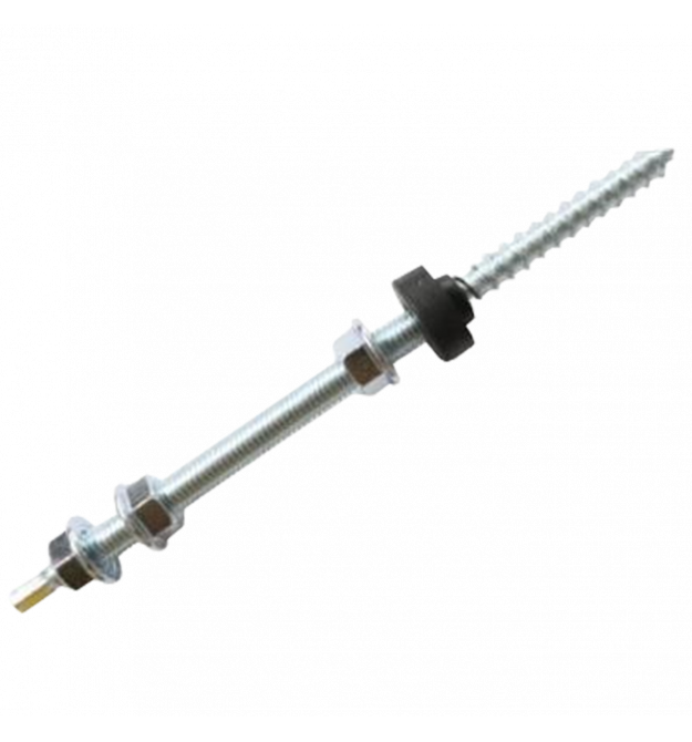 Комбинированный винт-шуруп 10х200 мм (комплект) оцинкованый