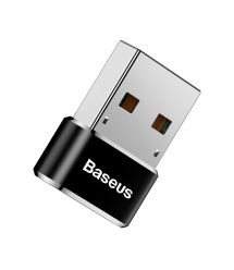 Перехідник Baseus Female Type-C to USB Чорний (CAAOTG-01)