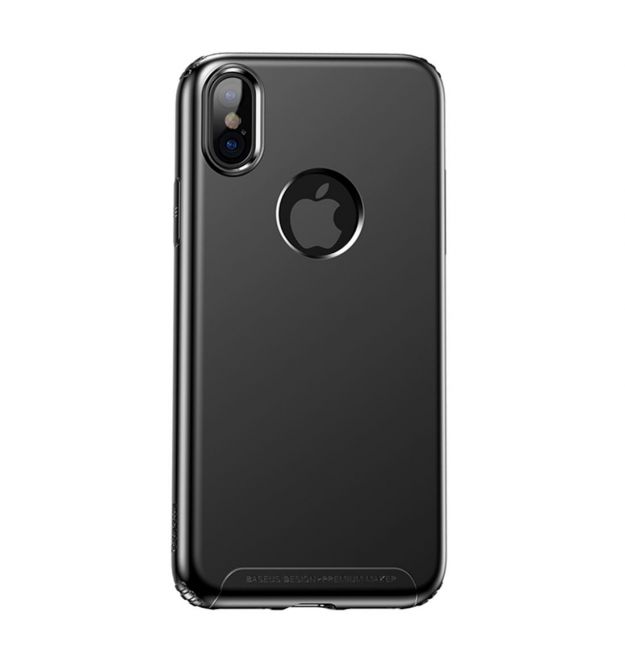Чехол Baseus для iPhone X/Xs Soft Case Black (WIAPIPHX-SJ01)