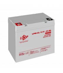 Аккумулятор гелевый LPM-GL 12V - 55 Ah