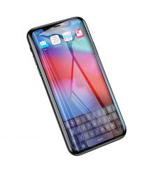 Защитное cтекло Baseus для iPhone Xs Max, iPhone 11 Pro Max, 0.2mm, Черный (SGAPIPH65-TN01)