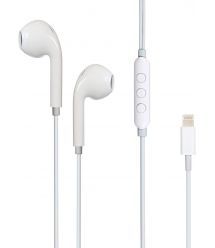 Провідні навушники PZX H-32 iPhone 6/7/8 White