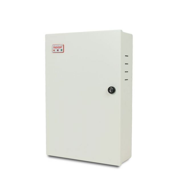 Бесперебойный блок питания Faraday Electronics UPS 85W Smart ASCH MBB 12 В под аккумулятор 12-18А/ч в металлическом боксе