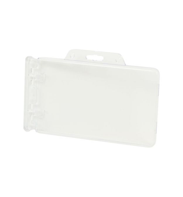 Бейдж горизонтальный, цвет прозрачный – ATIS, 95 x 60 x 6 мм