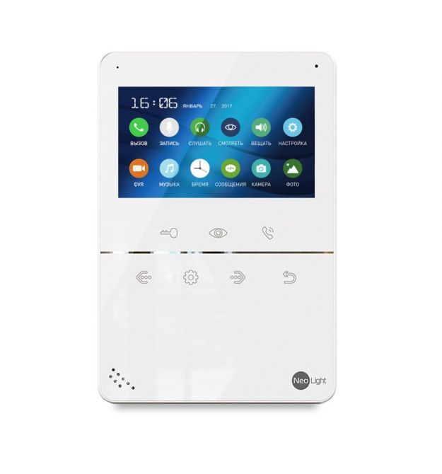 Видеодомофон 4.3" Neolight TETTA+ с записью видео по движению со звуком