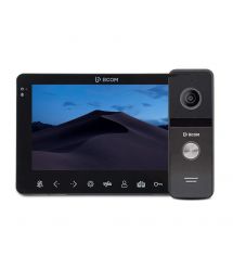 Комплект видеодомофона BCOM BD-780FHD Black Kit: видеодомофон 7" и видеопанель