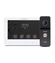 Комплект видеодомофона BCOM BD-780FHD White Kit: видеодомофон 7" и видеопанель