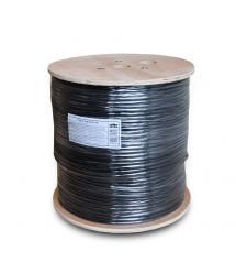 FTP 4*2*0.5-CU PE кат.5е (FTP медь наружный) Wooden бухта 305 м