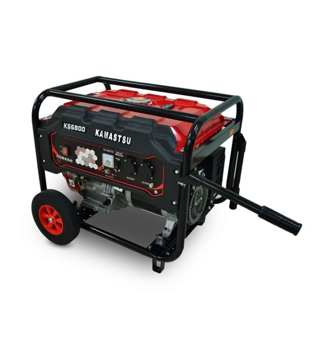 Бензиновый генератор Kamastsu KS6800 максимальная мощность 5.5 кВт