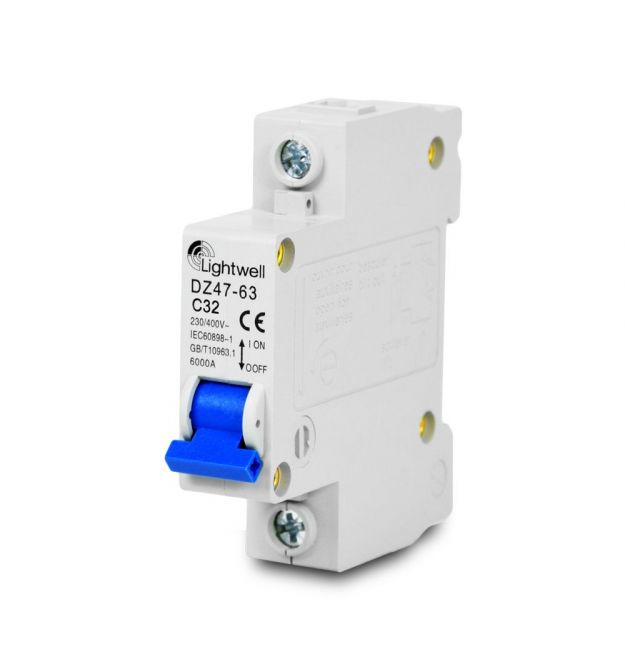 Автоматический выключатель Lightwell MCB 1P 32A