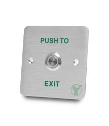 Кнопка выхода Yli Electronic YWP-880C(LED) водонепроницаемая с LED-подсветкой