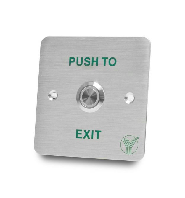 Кнопка выхода Yli Electronic YWP-880C(LED) водонепроницаемая с LED-подсветкой